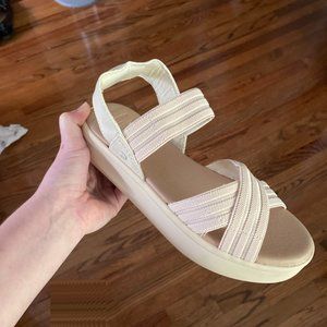 Womens Sperry Top-Sider Bayou Plushstep Platform Sandal